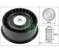 Timing Belt Guide Pulley fits VAUXHALL CORSA B, C 1.4 1.6 1.8 93 to 06 INA New