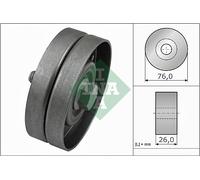 INA 532 0326 30 Deflection/Guide Pulley, V-ribbed belt for AUDI,BUICK (SGM)