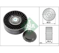 INA 532 0515 10 Deflection/Guide Pulley, V-ribbed belt for BMW