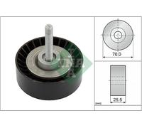 INA 532 0652 10 Deflection / Guide Pulley, v-ribbed belt