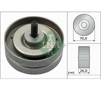 INA 532 0789 10 Deflection/Guide Pulley, V-ribbed belt for VW