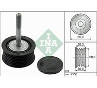 INA 532 0793 10 Deflection / Guide Pulley, v-ribbed belt