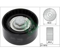 INA 532 0868 10 Deflection/Guide Pulley, V-ribbed belt for ,OPEL,VAUXHALL