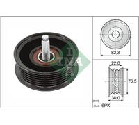 INA 532 0922 10 Deflection / Guide Pulley, v-ribbed belt
