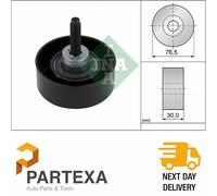 INA 532045810 V-Ribbed Belt Deflection/Guide Pulley Replacement Fits Ford