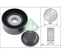 INA 532061010 V-Ribbed Belt Deflection/Guide Pulley Fits Lexus IS Toyota Auris