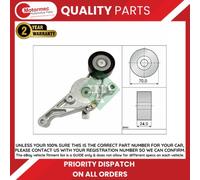 Aux Belt Tensioner fits VW TRANSPORTER Mk5 1.9D 03 to 09 Drive V-Ribbed INA New