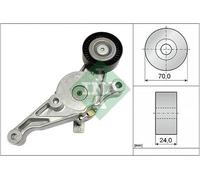 Aux Belt Tensioner 534015110 INA Drive V-Ribbed 03G903315C 03G903315D 1455380
