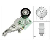 INA 534015110 V-Ribbed Belt Tensioner Replacement Fits Seat Altea XL 2.0 TDI