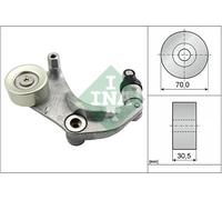 Aux Belt Tensioner fits HONDA STREAM RN6 1.8 2005 on Drive V-Ribbed INA Quality