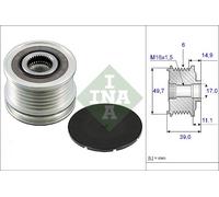 INA 535 0050 10 Overrunning Alternator Pulley Fits Chevrolet Chrysler Force Jeep