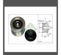 INA 535 0072 10 Alternator Freewheel Clutch