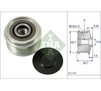 INA 535 0077 10 Overrunning Alternator Pulley Fits Chevrolet Daewoo Holden Opel