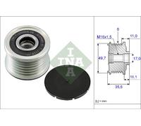 Alternator clutch pulley 535 0086 10 INA for MERCEDES-BENZ C-CLASS T-Model CLK