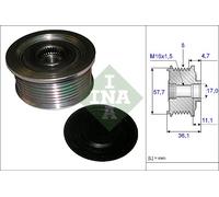INA 535 0099 10 Alternator Freewheel Clutch