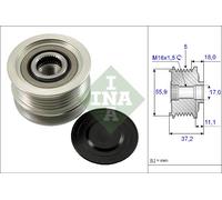 INA 535 0113 10 Alternator Freewheel Clutch for ,VW
