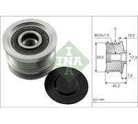 Overrunning Alternator Pulley 535014310 INA Clutch 1204484 6204218 13222933 New