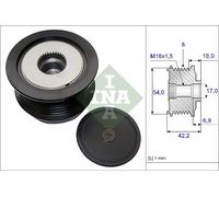 INA 535 0188 10 Overrunning Alternator Pulley Fits Opel Saab Vauxhall 9-3 9-3x