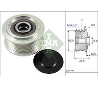 Overrunning Alternator Pulley fits HONDA HR-V RU8 1.6D 2015 on N16A3 Clutch INA