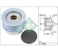 INA 535 0367 10 Alternator Freewheel Clutch