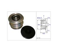 INA 535012110 Alternator Freewheel Clutch Fits Ford Mondeo S-Max Volvo C30 S40