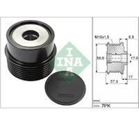 INA 535 0314 10 Alternator Freewheel Clutch