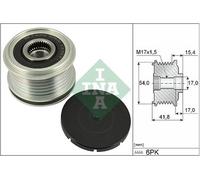 INA 535031710 Over Running Alternator Pulley