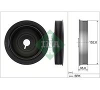 INA 544 0054 10 Crankshaft pulley