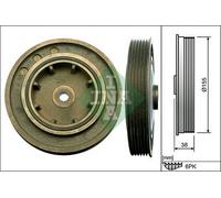 INA 544 0101 10 Belt Pulley, crankshaft for ,NISSAN,OPEL,RENAULT,VAUXHALL