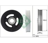 INA 544 0104 10 Crankshaft pulley
