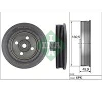 INA 544 0139 10 Crankshaft pulley