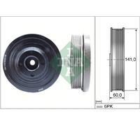 INA 544 0143 10 Crankshaft pulley