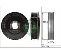 INA 544 0177 10 Belt Pulley, crankshaft for NISSAN,OPEL,RENAULT,VAUXHALL