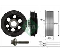 BELT PULLEY SET CRANKSHAFT 544 0180 20 FOR FORD USA YMCA/YMCB/YLCB/YLCA 2.0L