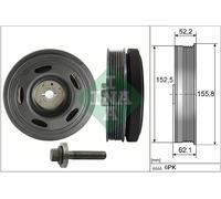 INA 544 0515 20 Crankshaft Belt Pulley Set Fits Dacia Nissan Renault Arkana Clio