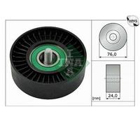 Aux Belt Idler Pulley fits VOLVO XC90 Mk1 3.2 06 to 14 Guide Deflection INA New