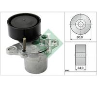 Aux Belt Tensioner fits VW PASSAT 3G5 2.0 2015 on Drive V-Ribbed INA 06K903133AC