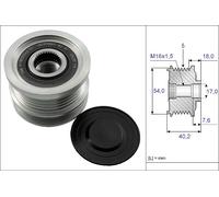 Overrunning Alternator Pulley fits VAUXHALL ASTRA H 1.8 04 to 10 Clutch INA New