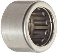 INA BK0808 Needle Roller Bearing, Steel Cage, Closed End, Open, Metric, 8mm ID, 12mm OD, 8mm Width, 28000rpm Maximum Rotational Speed, 590lbf Static Load Capacity, 620lbf Dynamic Load Capacity