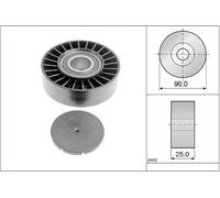 INA 532 0169 10 Deflection / Guide Pulley, v-ribbed belt