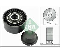 Aux Belt Idler Pulley fits FORD S-MAX TDCi 1.6D 11 to 14 Guide Deflection INA