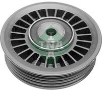 Aux Belt Idler Pulley fits VW PASSAT 3B3, 3B6 2.0D 03 to 05 Guide Deflection INA