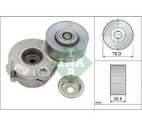 Aux Belt Tensioner fits VW TOUAREG CR7 3.0D 18 to 19 CVMD Drive V-Ribbed INA New