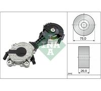 Aux Belt Tensioner fits CITROEN DS3 THP, VTi 1.4 1.6 09 to 15 Drive V-Ribbed INA
