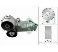 INA Multi-ribbed V-belt Tensioner 534 0146 10 for Ford Focus I Saloon
