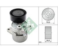 Multi-ribbed V-belt tensioner 533 0017 10 INA for MERCEDES-BENZ JEEP