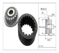 INA Flexible Coupling Sleeve Kit Fits VW Multivan Touareg Transporter Phaeton