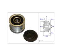 Ina Saab 9-5 Alternator Freewheel Clutch | 535020410 | GSF Car Parts