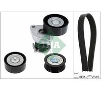 INA Schaeffler 529 0444 10 V Ribbed Belt Set Fits Mercedes C-Class E-Class Slk