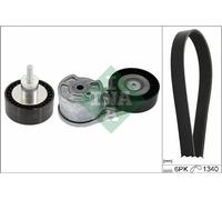 INA Schaeffler 529 0551 10 V Ribbed Belt Set Fits Ford Tourneo Custom Transit